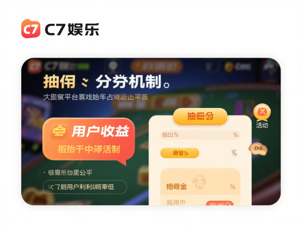 抽佣与分成机制：在某些游戏或活动中，c7娱乐会从用