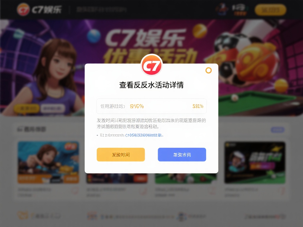 查看反水活动详情
登录后，进入平台的优惠活动页面